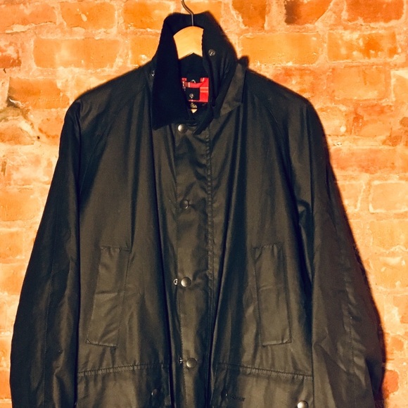 XL Barbour Black Waxed Jacket New W/tags - Picture 3 of 8